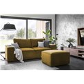 Sofa bed Elsilla , Loco 45, yellow, H96x260x104