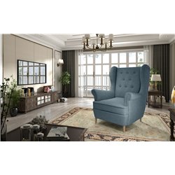 Кресло Elaros , Cover 70, синий, H103x85x90
