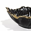 Декоративная посуда  Margita leaf, черного/золотого цвета, 25.9x23.8x9.4cm