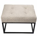 Bench Febe S, beige, 48x35x34cm