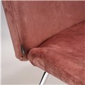 Dining chair Tammio, pink, 88x58x46cm seat high 46cm