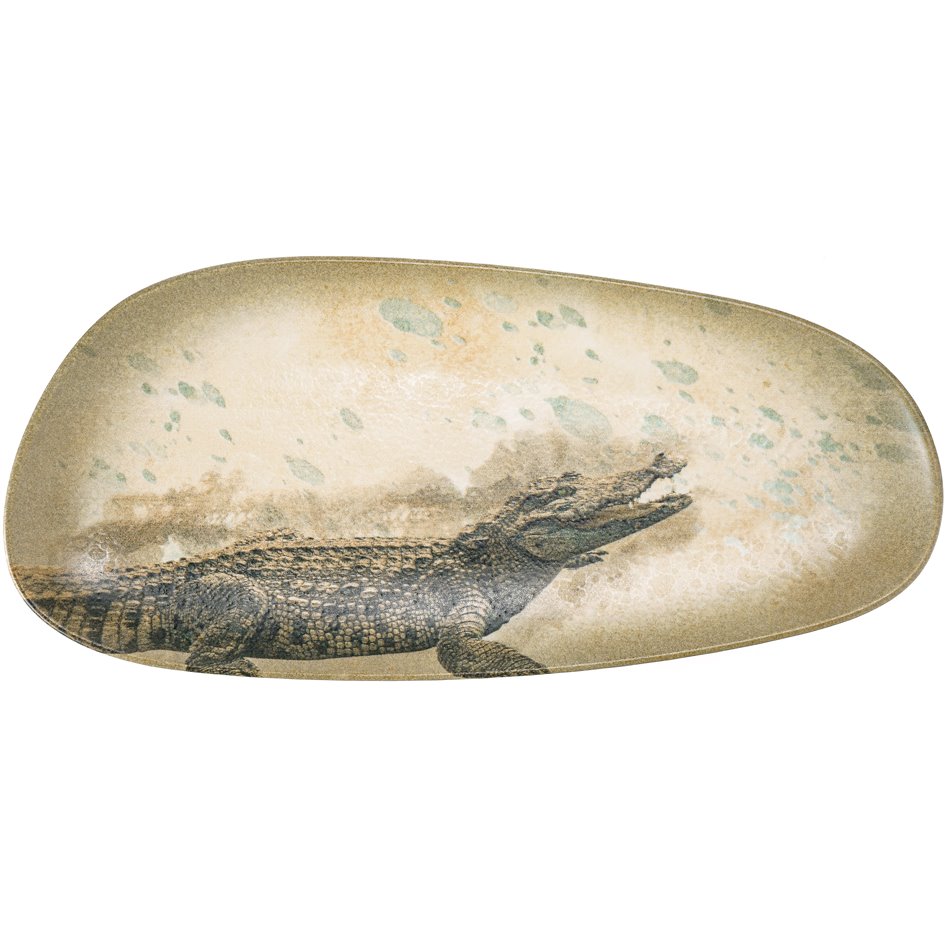 Поднос Crocodile-Savanna, 36x17cm