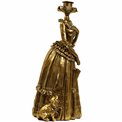 Svečturis Lady dress, zelta krāsa, 30x12x12cm