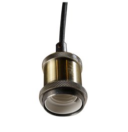 Потолочный светильник золотого цвета, D5см, H26.5-146.5см, E27, 40W(MAX)