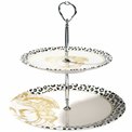 Cake plate Medusa 2-tier, ceramic, 25x26x26cm