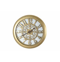 Sienas pulkstenis Imre, antīka zelta krāsa, D51x5cm