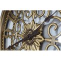 Wall clock Imre, antique golden color, D51x5cm