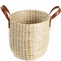 Basket Blasket S, seagrass, D32/23xH29/37cm