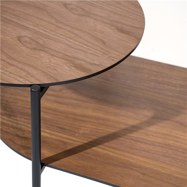 Кофейный столик Kemi, цвет грецкого ореха, H48x118x43см
