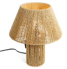 Galda lampa Adria, naturāla, D32  H38cm