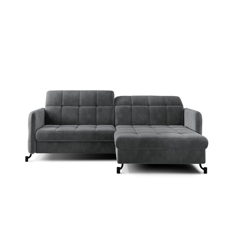 Угловой диван Elorelle R, Paros 06, серый, H105x225x160