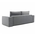 Sofa bed Elsilla, Loco 5, gray, H96x260x104cm