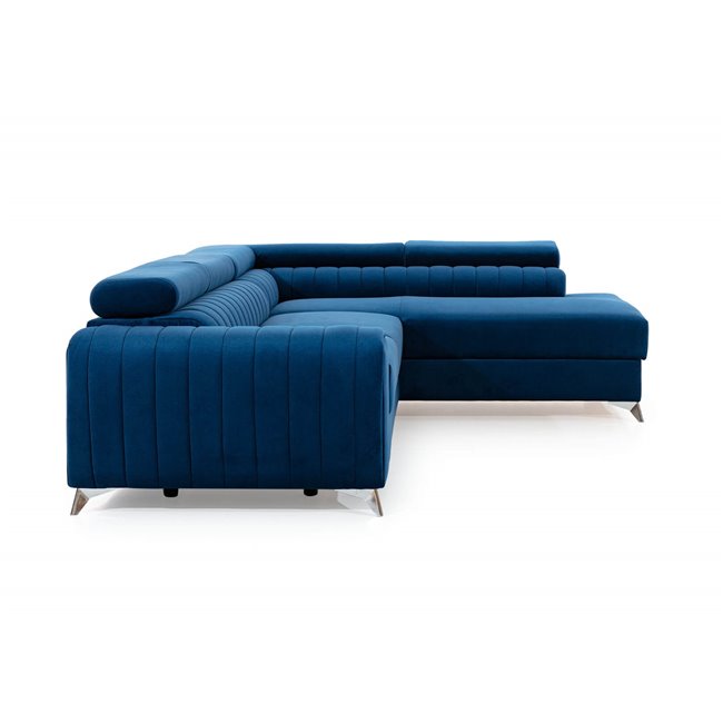 Corner sofa Elaurence L, Monolith 48, yellow, H92x278x205cm