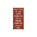 Wall deco "Dear Lord ...", H60x30cm