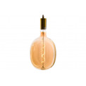 Decorative bulb LED, amber, 4W E27, D16x27cm