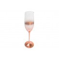 Šampanieša glāze Matt Rose, vara tonis, h25cm, 220ml 