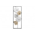 Wall decor Flower, set of 2, 34x4x90cm