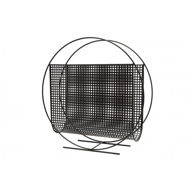 Magazine holder Torro, black, 49x15x49,5cm