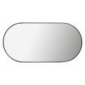 Mirror Isso, black, 50x100cm