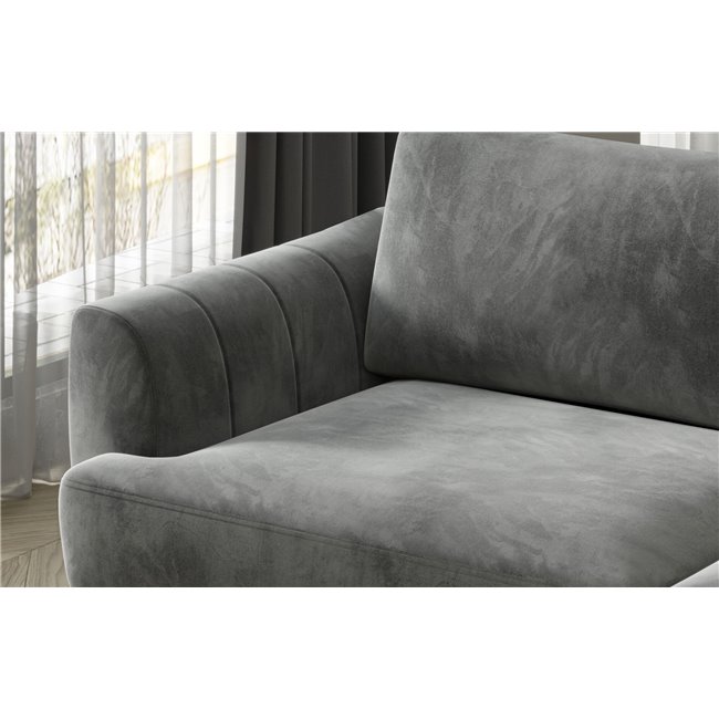 Sofa bed Elmego, Dora 21, beige, H90x242x95cm