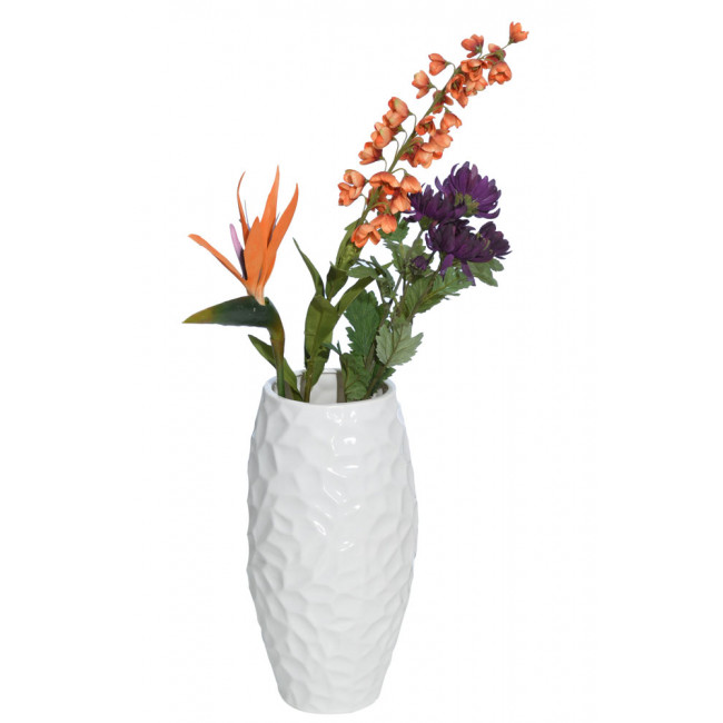 Ваза Mercury M, белая, H37x19cm