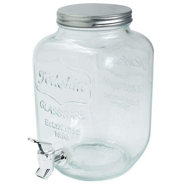Dispenser Yorkshire 4 L, glass, 21x14.8x H25.5cm
