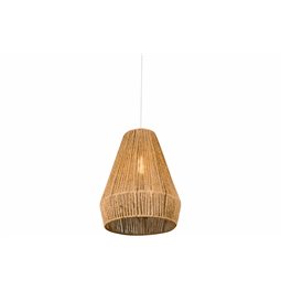 Griestu lampa Palm, naturāla, D34cm H43cm, E27 (MAX)40 W