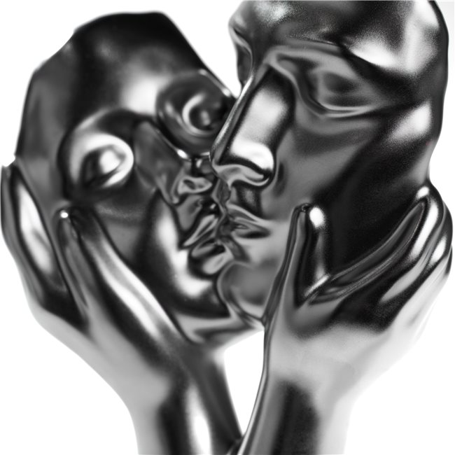 Sculpture Kiss, ceramics, 6x12xH20cm