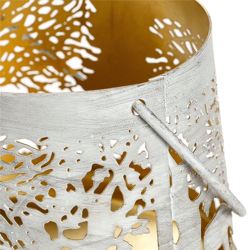 Windlight Nileo S, metal, H12cm, D12cm