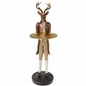 Deco figurine Reindeer with plate, 62.5x34.5x20cm