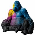 Deco Orangutan, multicolor, 92x85x64cm
