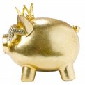 Декоративная фигура Vinyl Pig, золотого цвета, 17.5x17x14cm