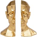Bookend set Face, 24x16x12cm