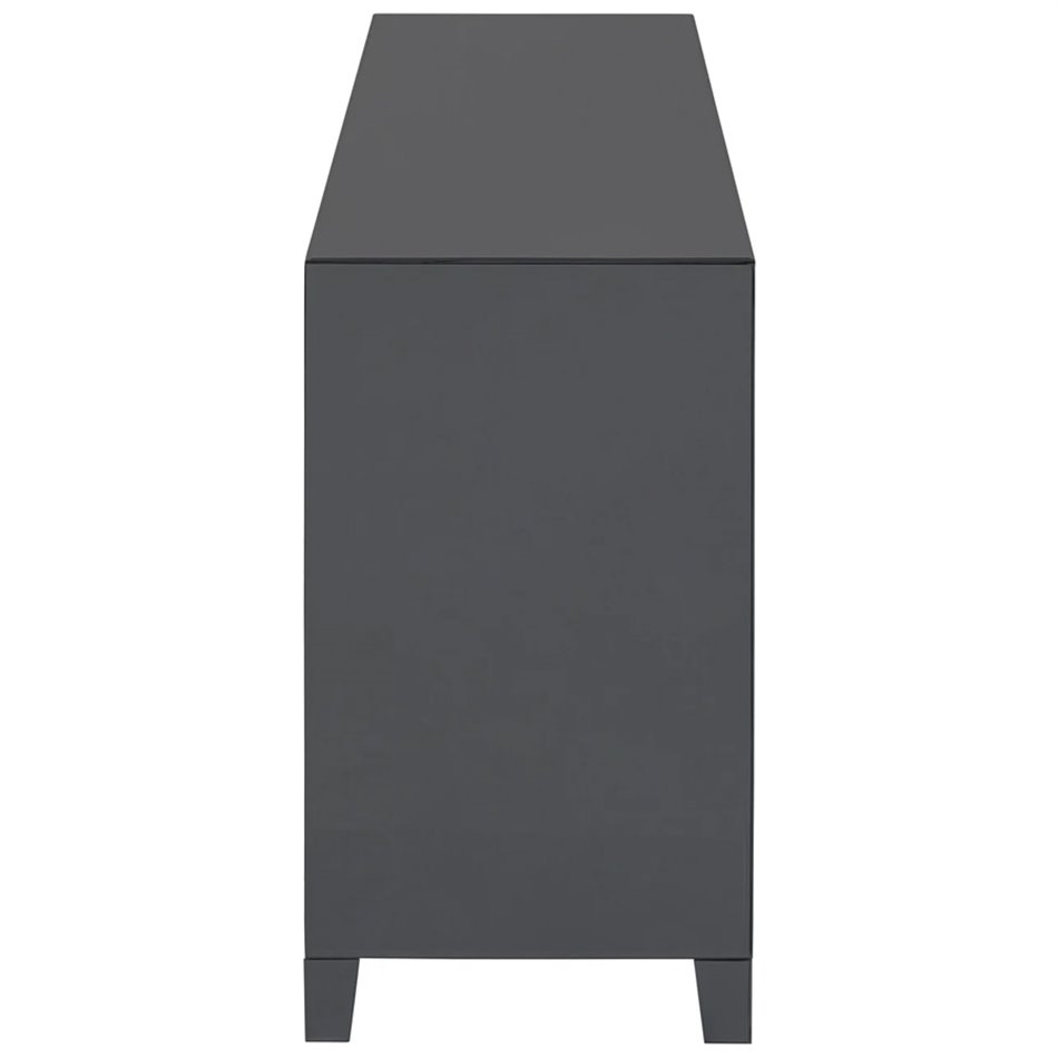 Dresser Luxury Push 3 drawers, grey, 74x91x41cm