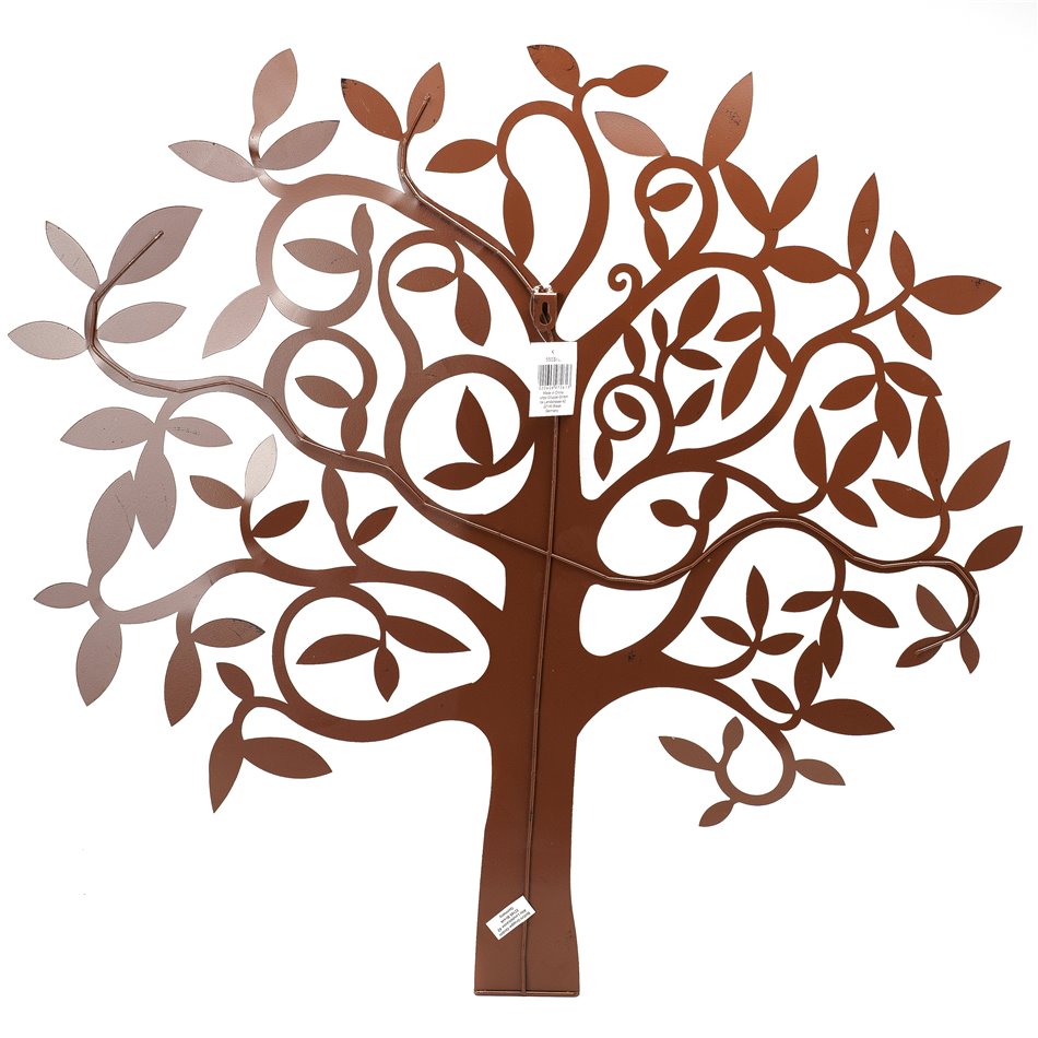 Wall object Tree mat, metal, H71cm