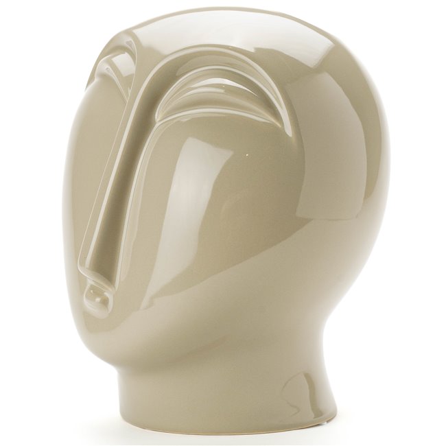 Ваза Easter head fat, блестящая, 22x18x18cm