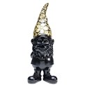 Dekoratīva figūra Gnome, melns/zelta, H61x20x23cm