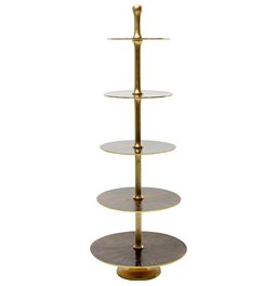 Подставка для торта/сладкого Lovely, цвет латуни, H162 D60cm