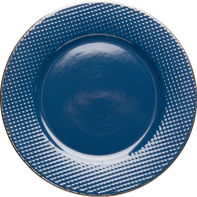 Тарелка Muse, синяя, D20cm