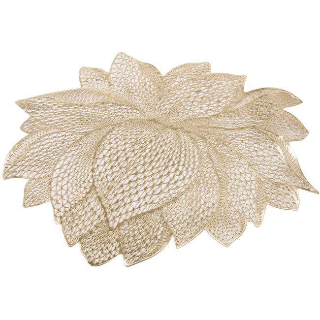 Placemat Rose, gold color, 38x46cm