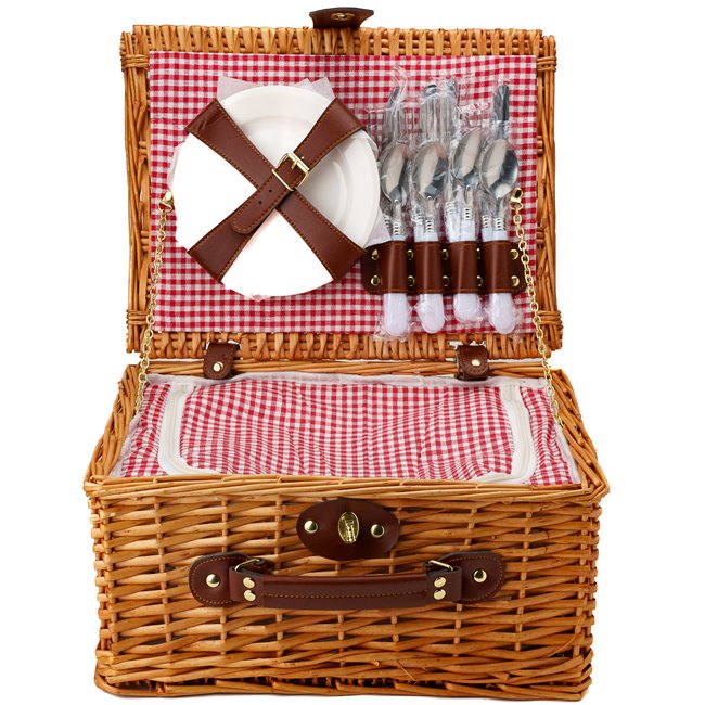 Piknika grozs Pique, 4 personām, 29x19x38cm 