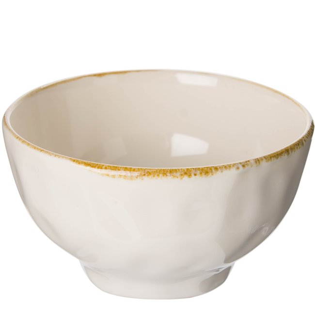 Bowl Organic, beige-white D15cm