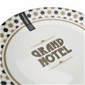 Šķīvis Grand Hotel, porcelāns, D20cm