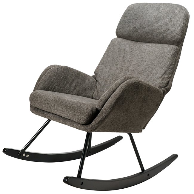 Šūpuļkrēsls Amelia, pelēks, 107x95x66cm