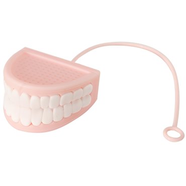Tea infuser TEAth, pink/white, silicone
