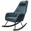 Rocking chair Amberg, dark blue 18,105x63x53cm, seat H46cm