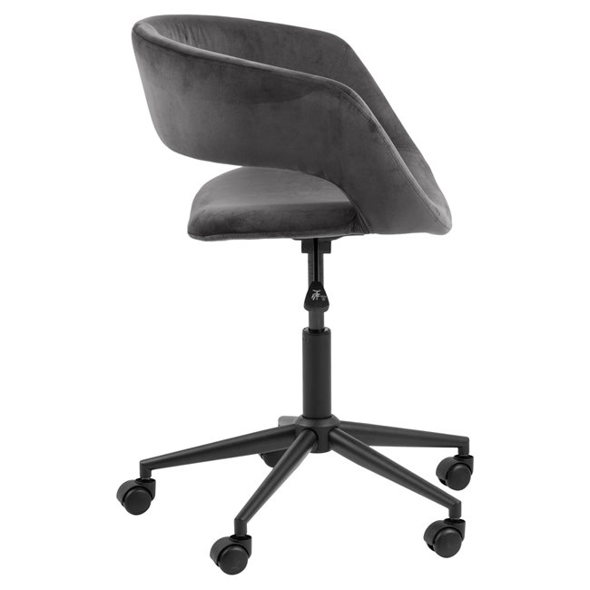 Ofisa krēsls Argo, tumši pelēks, H87x56x54cm, sēdvirsma H 42-54cm