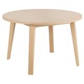 Обеденный стол Alina, дубовый шпон, D120см, H75 см