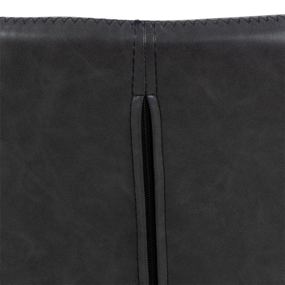 Dining chair Atilde, set of 2 pcs, black, H82.5x47x53cm, seat height 46cm