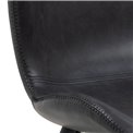 Dining chair Atilde, set of 2 pcs, black, H82.5x47x53cm, seat height 46cm